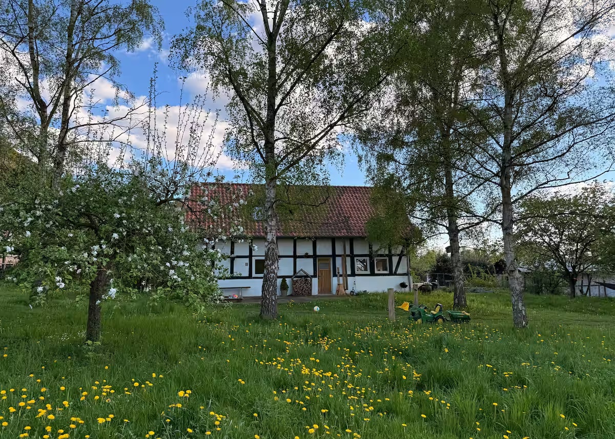 Eingang zum Backhaus Hof Grindau